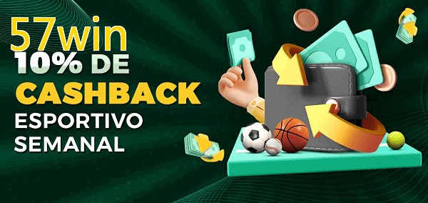 10% de bônus de cashback na 57win